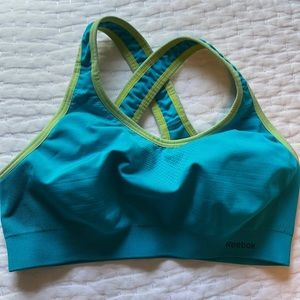 Reebok medium support sports bra racerback